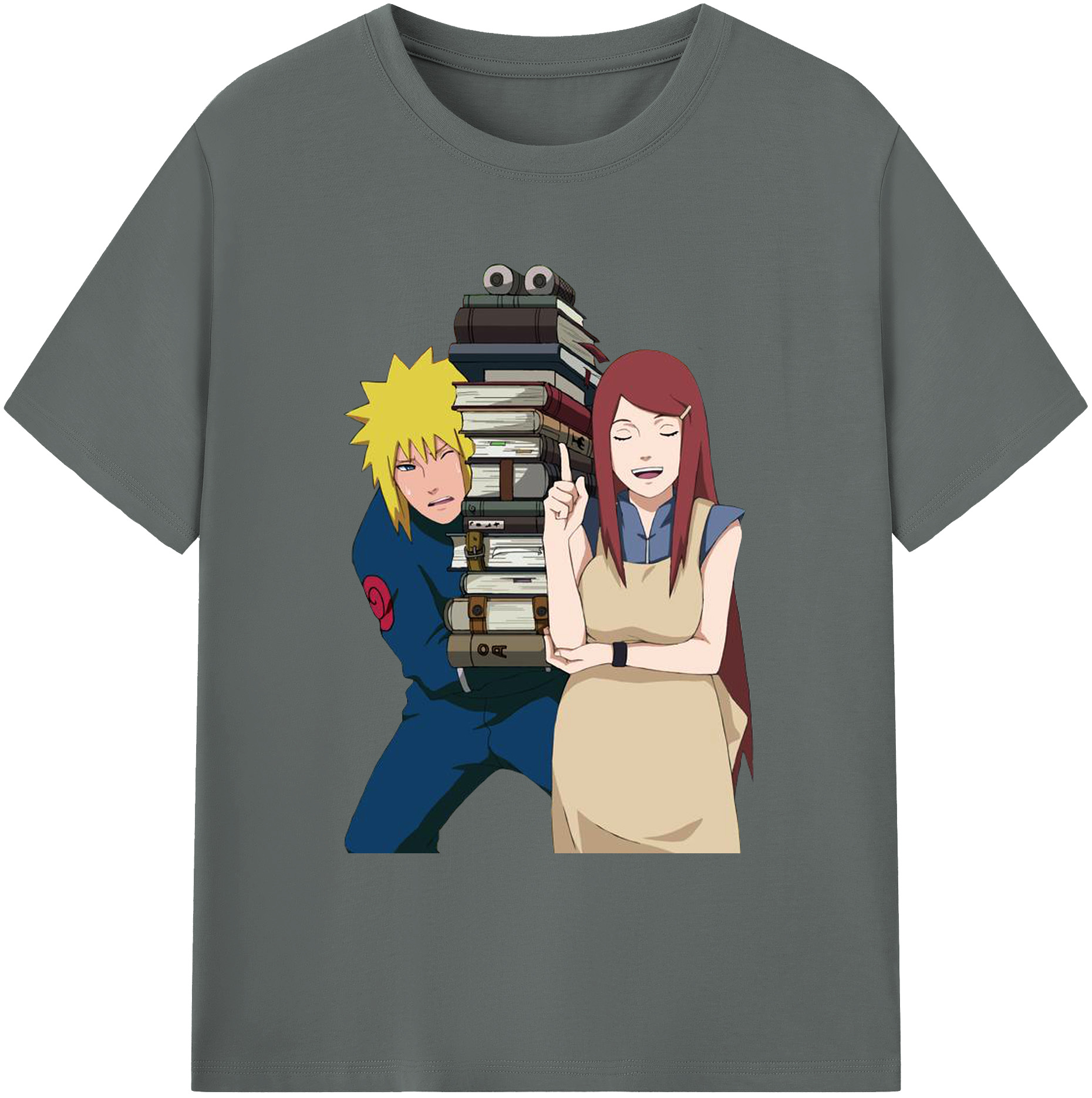 （画像用） NARUTO -ナルト- 波風 ミナト Namikaze Minato 綿100％ メンズ半袖Tシャツ｜肌触りやわらか＆通気性